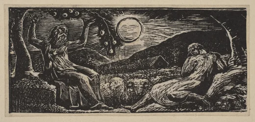 Thenot Under a Fruit Tree, fra Thorntons Pastorals of Virgil, 1821.