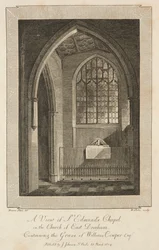 Udsigt over St. Edmunds Chapel i Church of East Dereham..., 1804.