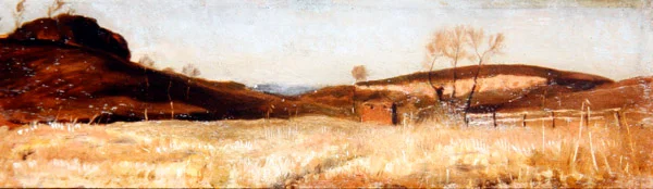 Dawn, Umbria, ca. 1895 (olie på panel)