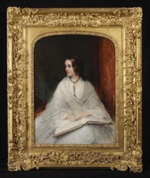 Portræt af Jane Fortescue Seymour, fru Coleridge, ca. 1862