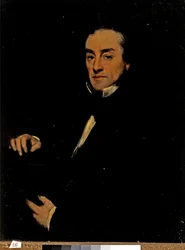 Portræt af Sir Francis Pettit Smith (olie på lærred)