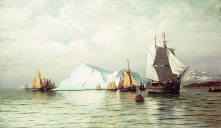 Artic Caravan (olie på lærred)