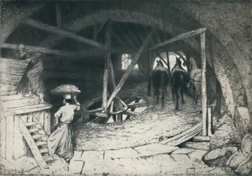 A Galilean Flour Mill, slutningen af det 19.-begyndelsen af det 20. århundrede, 1922.