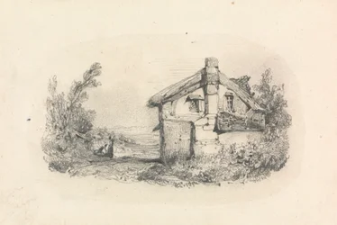 Sommerhus i et landskab