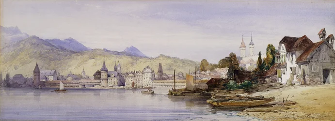 Luzern fra søen, 1862