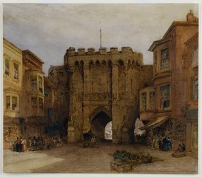 The Bar Gate, Southampton, 1888