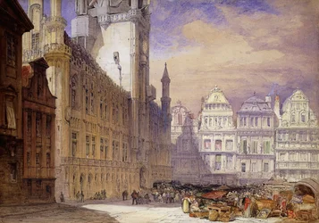 Hotel de Ville, Bruxelles, 1856
