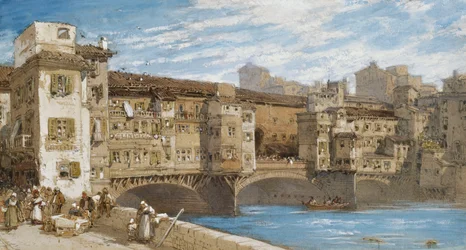 Ponte Vecchio, Firenze, 1877