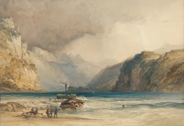 Walenstadt, fra Weesen, Schweiz
