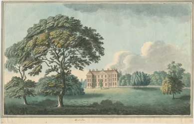 Wrottesley Hall: maleri, nd [1796-1839]