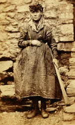 Työntekijöitä Tredegarin ruukista Walesista