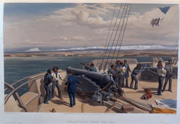 Sebastopol fra havet, graveret af T. Picken, fra 