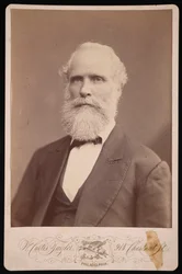 Portræt af Garland Carr Broadhead 1827-1912, før 1884.