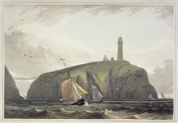 Lighthouse on the South Stack, Holyhead, fra 