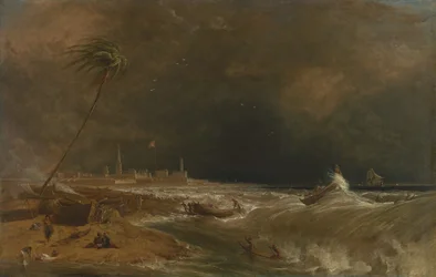 Madras, eller Fort St. George, i den Bengalske Bugt -- A Squall Passing Off [1833, Royal Academy of Arts, London, udstillingskatalog]
