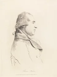 Portrætstudie af Thomas Hearne