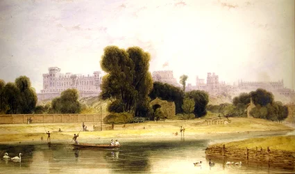 Windsor Castle fra Eton, Berkshire