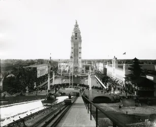 Coney Island Dreamland - udsigt fra toppen af rutsjebanen, ca. 1910-21
