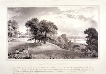 Charlton House nær Blackheath, Greenwich, London, c1830.