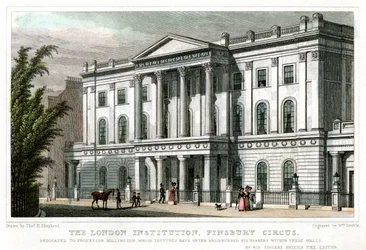 The London Institution, Finsbury Circus, London, 1827.