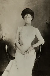 Portræt af Maud , dronning af Norge (foto)