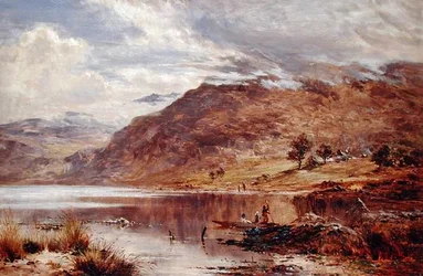 Cum Bychan, nær Harlech, Wales