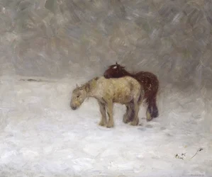 A Snow Storm, ca. 1891 (olie på lærred)