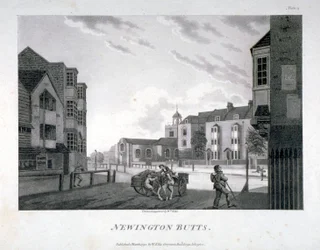 Newington Butts, Southwark, London, 1792.