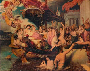 Cleopatras ankomst til Kilikien, 1821.
