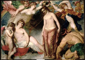 Pandora kronet af årstiderne, 1824