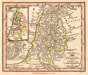 Palæstina. Kort