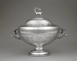 Suppe Terrine, ca. 1860 (sølv)