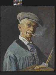 Malermanden (olie på lærred)