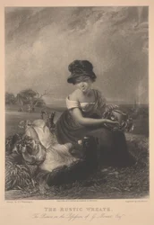 Den rustikke krans, tryk lavet af G.H. Phillips