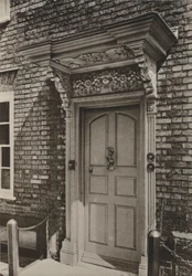 Doorway, West Street, Rye, Sussex (s/h-billede)