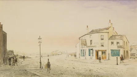 Victoria Road, Bootle (pen og blæk og wc på papir)