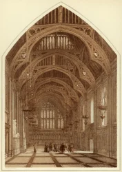 Guildhall interiør, City of London, 1886