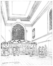 Interiør af Guildhall Chapel, City of London, 1886