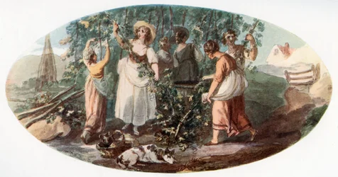 Humleplukning, 1912.