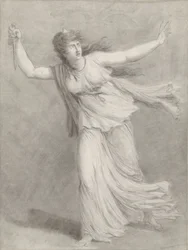 Skuespillerinden Sarah Siddons i rollen som Euphrasia