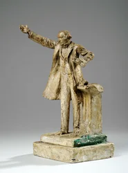Maquette til statuen af William Ewart Gladstone on the Strand, London, ca. 1905 (gips)