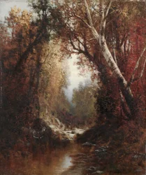 Efterårsscene i Adirondacks, 1877.