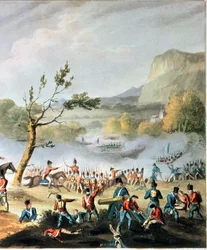 Slaget ved Maida, 4. juli 1806, indgraveret af Thomas Sutherland (f.c.1785) (detalje af 70293)
