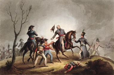 Sir John Moores (1761-1809) død, 17. januar 1809, fra 