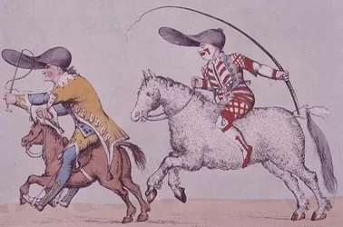 Joseph Grimaldi som klovnen 