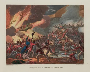 ?Storming af St. Sebastian, 31. august 1813?, 1818