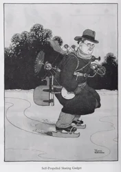 Selvkørende skøjtegadget, illustration fra 