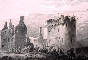 Castle of Loghort, County Cork, Irland, fra 
