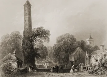 Clondalkin, County Dublin, Irland, fra 