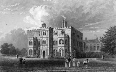 Marks Hall, Coggeshall, Essex, graveret af John Carr Armytage, 1833
